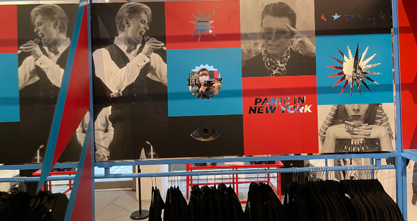 The David Bowie pop-up store, Manhattan