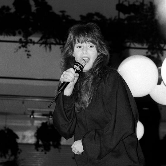 Tiffany Jan 1988, Pop star performed at Trocadero, 21st January 1988. (Photo by Paul Massey/Mirrorpix/Getty Images)