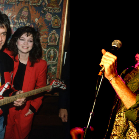 L-R: Eddie Van Halen and Valerie Bertenelli; Daryl Hall