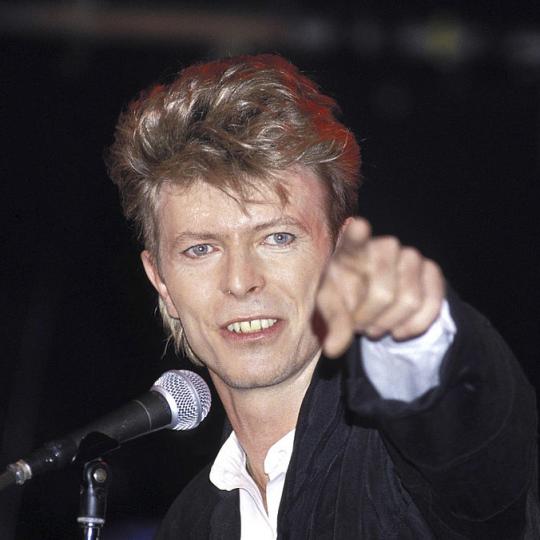 David Bowie in 1987
