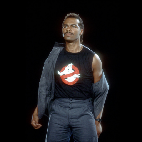 Ray Parker Jr. in the "Ghostbusters" music video