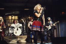SATURDAY NIGHT LIVE -- Episode 6 -- Pictured: Musical guest The Go-Go's perform -- Photo by: Al Levine/NBCU Photo Bank)