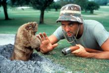 In 'Caddyshack,' Bill Murray had to think like an animal - and, wherever possible, to look like one.