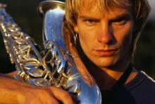 Happy birthday, Sting! We didn't get you a saxophone, because we knew you had one.