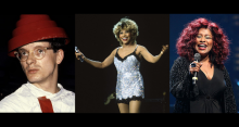 L-R: Mark Mothersbaugh of Devo, Tina Turner, Chaka Khan
