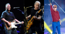 L-R: Bruce Springsteen, Paul Simon, Arnel Pineda of Journey