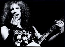 Metallica's Kirk Hammett in 1988